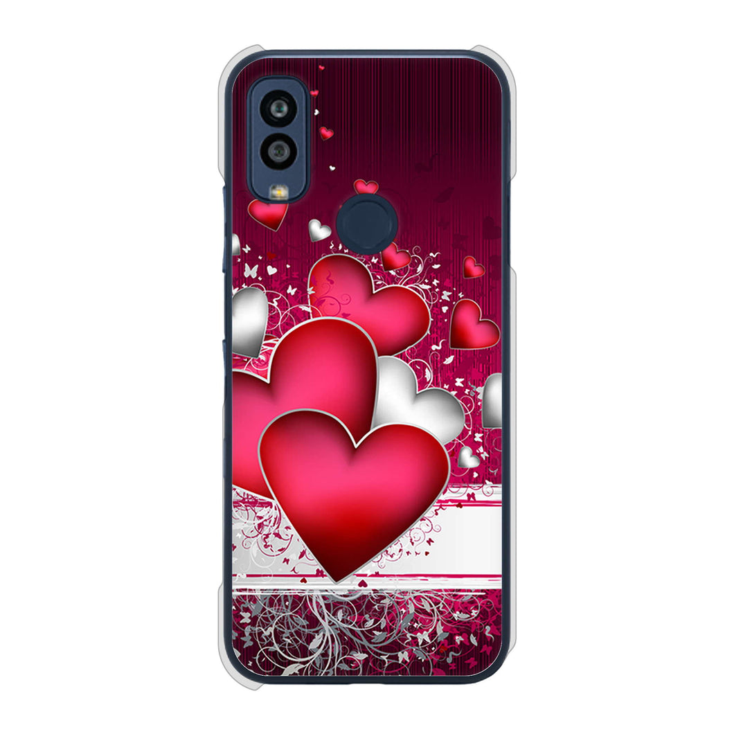 Android One S10 Y!mobile VA835 ハートの息吹 ハードケース 背面印刷