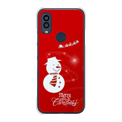 Android One S10 Y!mobile 高画質仕上げ 背面印刷 ハードケース クリスマス