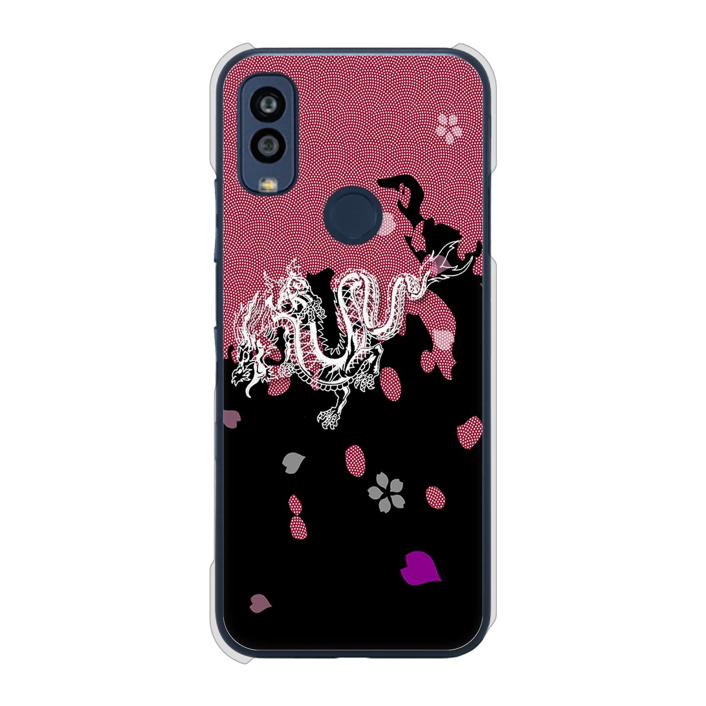 Android One S10 Y!mobile 高画質仕上げ 背面印刷 ハードケース 和竜