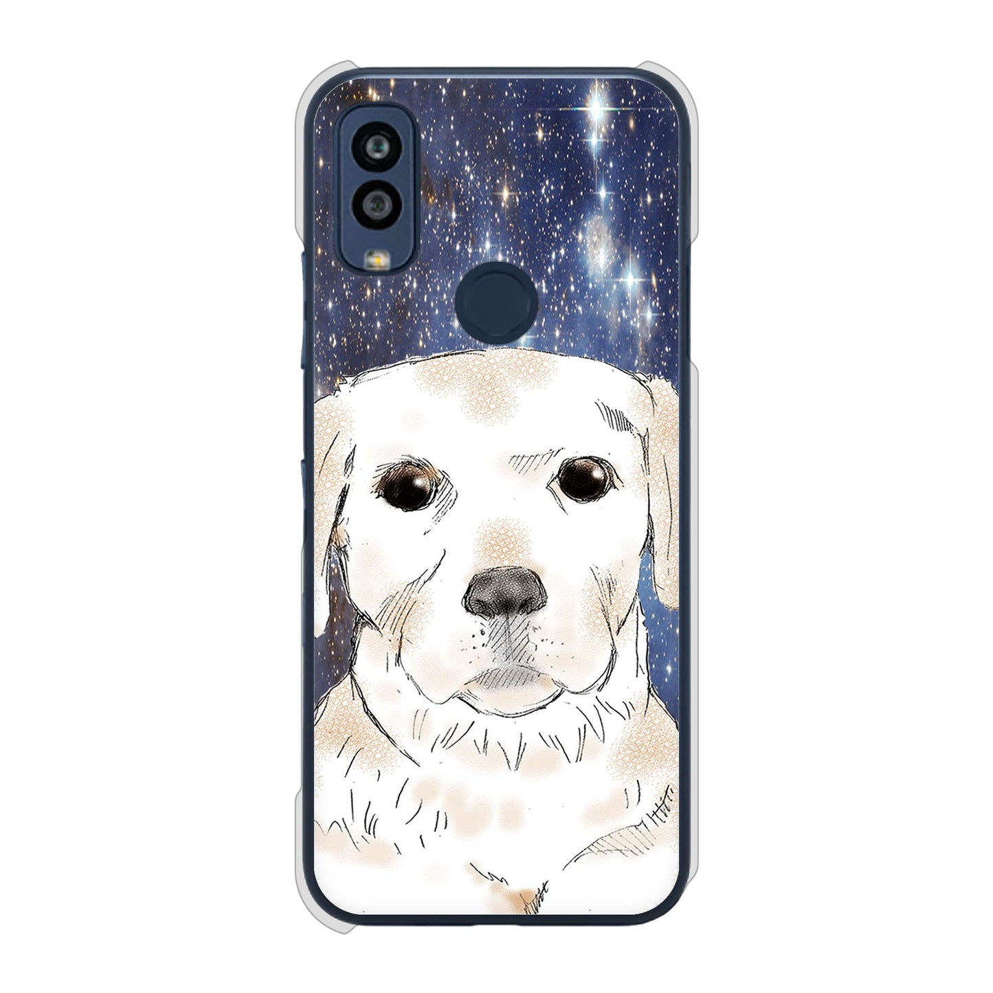 Android One S10 Y!mobile 高画質仕上げ 背面印刷 ハードケース ラブラドールレトリバー