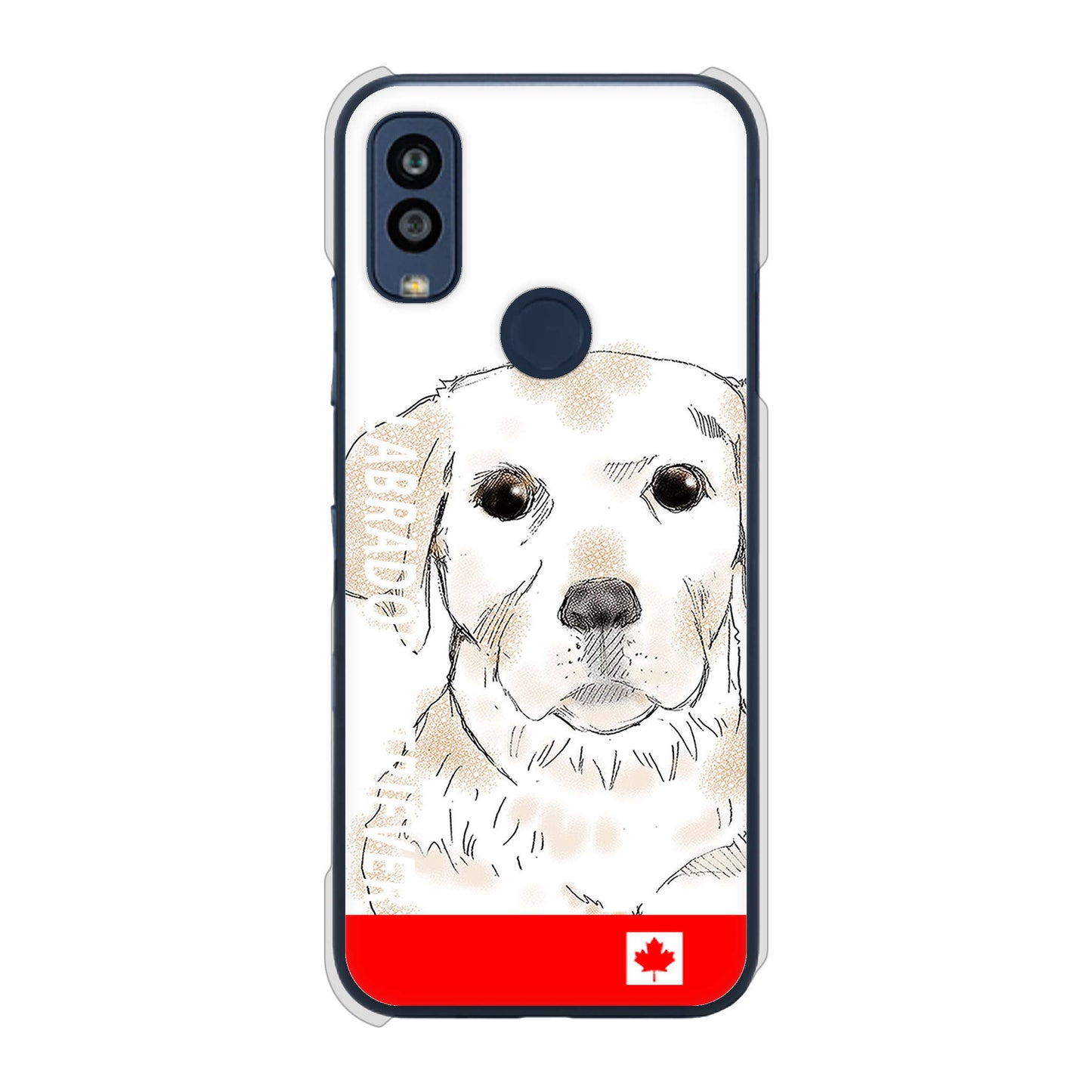 Android One S10 Y!mobile 高画質仕上げ 背面印刷 ハードケース ラブラドールレトリバー