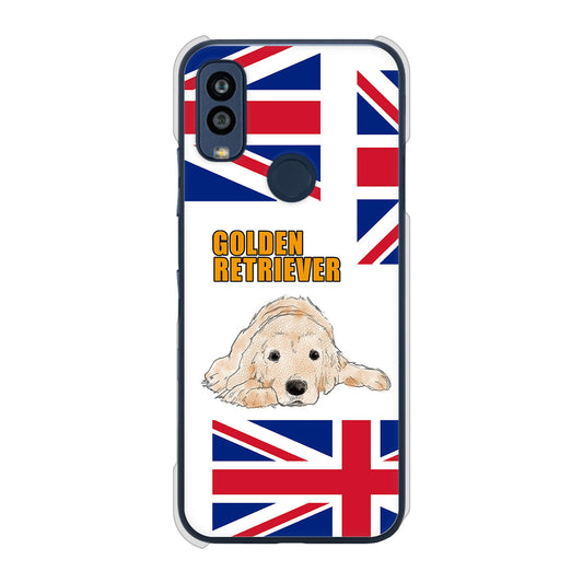 Android One S10 Y!mobile 高画質仕上げ 背面印刷 ハードケース ゴールデンレトリバー
