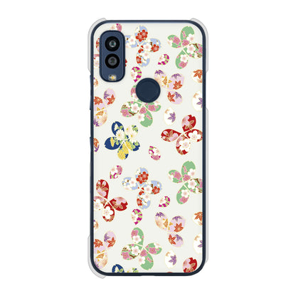Android One S10 Y!mobile 高画質仕上げ 背面印刷 ハードケース 和花柄