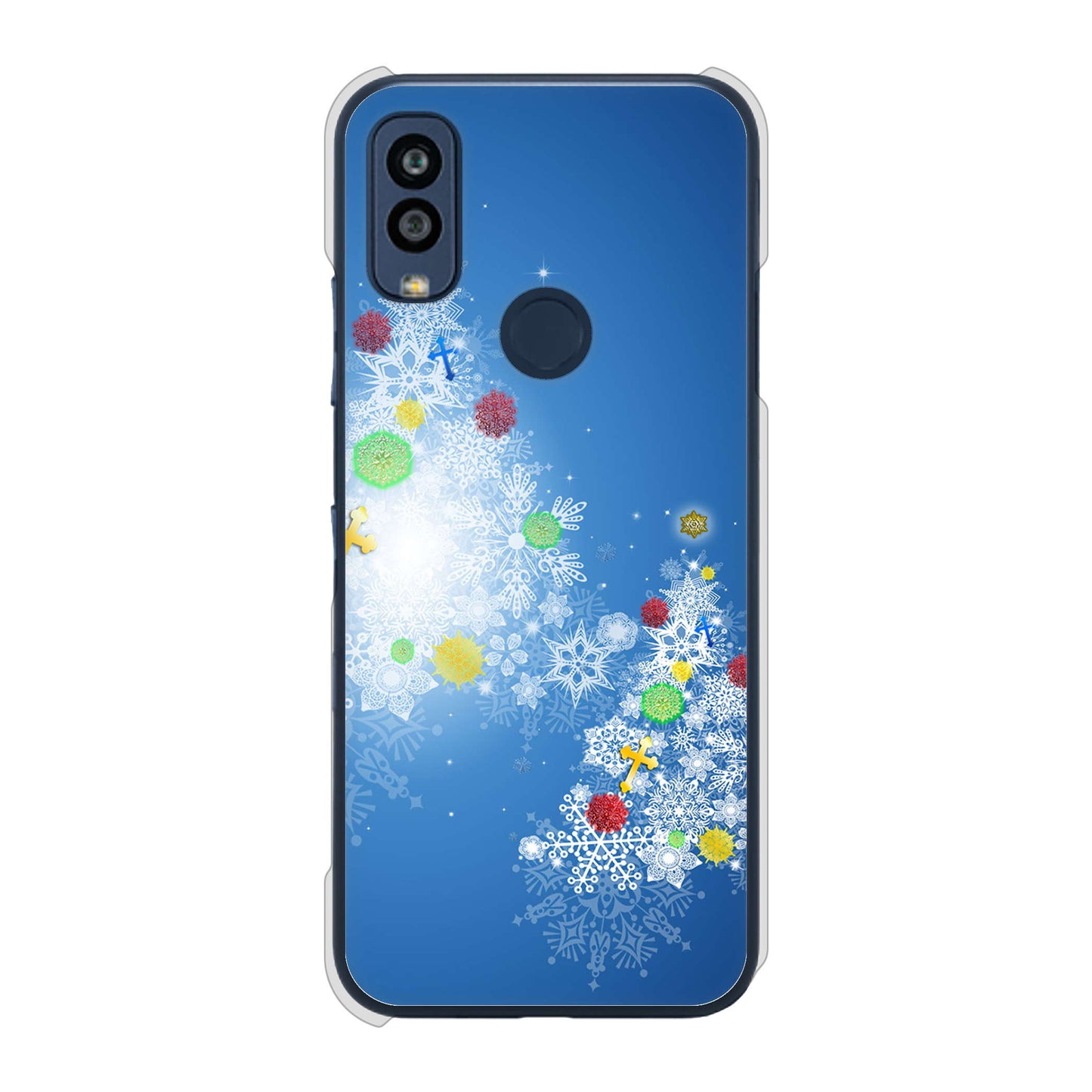 Android One S10 Y!mobile 高画質仕上げ 背面印刷 ハードケース クリスマス