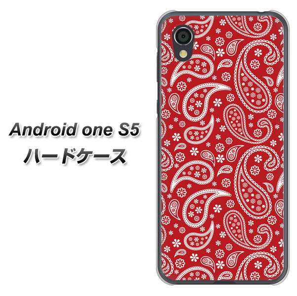 Android One S5 高画質仕上げ 背面印刷 ハードケース【765 ペイズリーエンジ】