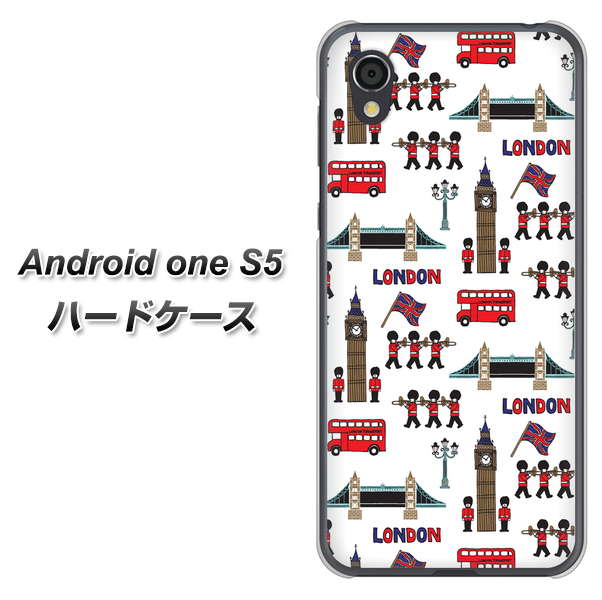 Android One S5 高画質仕上げ 背面印刷 ハードケース【EK811 ロンドンの街】