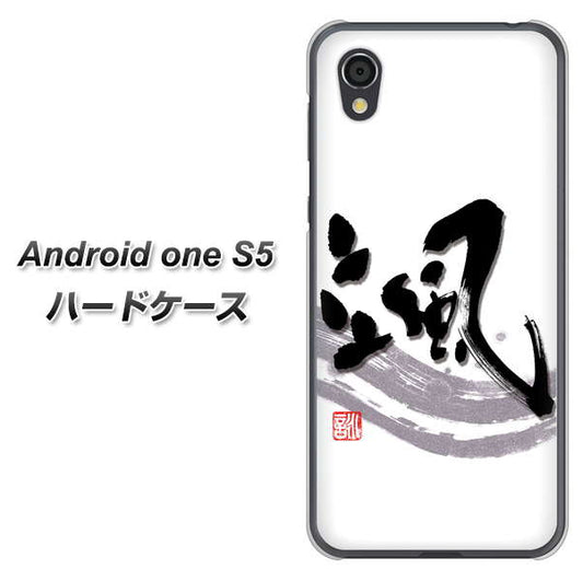 Android One S5 高画質仕上げ 背面印刷 ハードケース【OE827 颯】