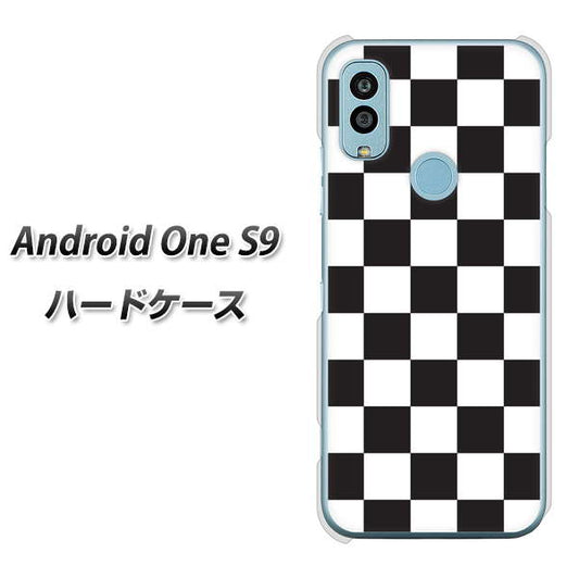Android One S9 Y!mobile 高画質仕上げ 背面印刷 ハードケース【151 フラッグチェック】