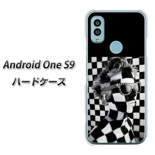 Android One S9 Y!mobile 高画質仕上げ 背面印刷 ハードケース【357 bk&wh】