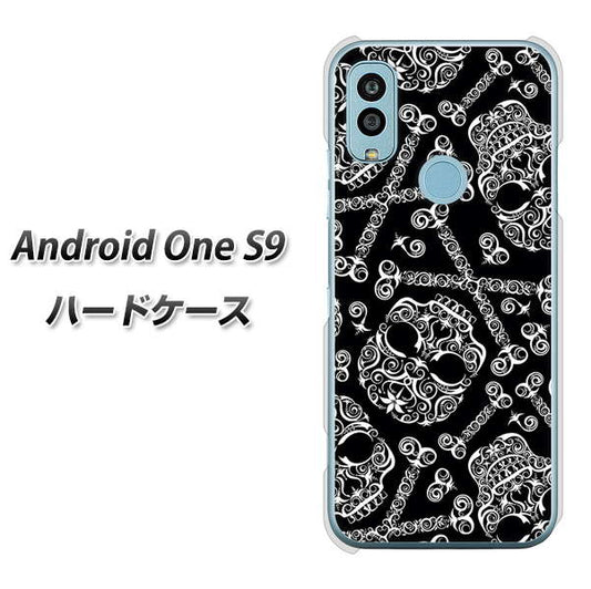Android One S9 Y!mobile 高画質仕上げ 背面印刷 ハードケース【363 ドクロの刺青】