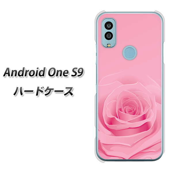 Android One S9 Y!mobile 高画質仕上げ 背面印刷 ハードケース【401 ピンクのバラ】