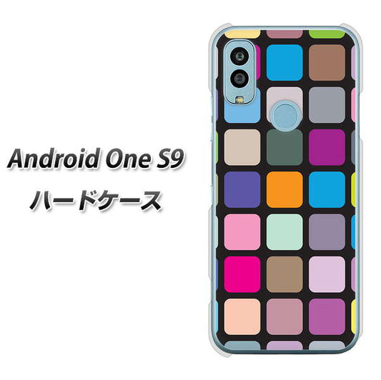 Android One S9 Y!mobile 高画質仕上げ 背面印刷 ハードケース【509 カラースクエア】