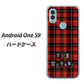 Android One S9 Y!mobile 高画質仕上げ 背面印刷 ハードケース【547 THEチェック】