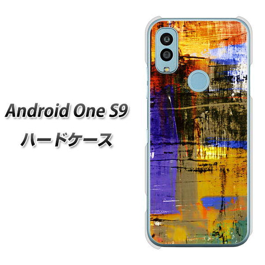 Android One S9 Y!mobile 高画質仕上げ 背面印刷 ハードケース【609 クラッシュアートBL】