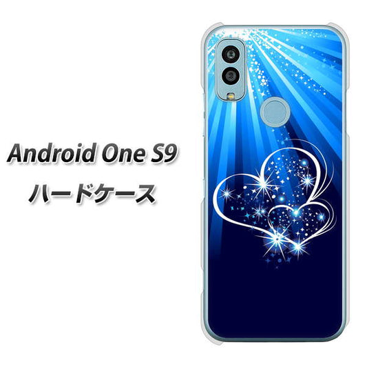 Android One S9 Y!mobile 高画質仕上げ 背面印刷 ハードケース【702 スイミングハート】