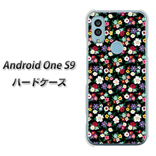 Android One S9 Y!mobile 高画質仕上げ 背面印刷 ハードケース【778 マイクロリバティプリントBK】