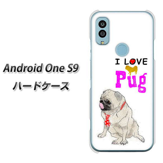 Android One S9 Y!mobile 高画質仕上げ 背面印刷 ハードケース【YD858 パグ04】