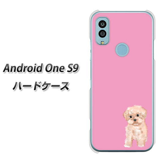 Android One S9 Y!mobile 高画質仕上げ 背面印刷 ハードケース【YJ061 トイプードルアプリコット（ピンク）】