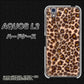 UQmobile アクオス L2 SH-L02 高画質仕上げ 背面印刷 ハードケース【068 ヒョウ（茶）】