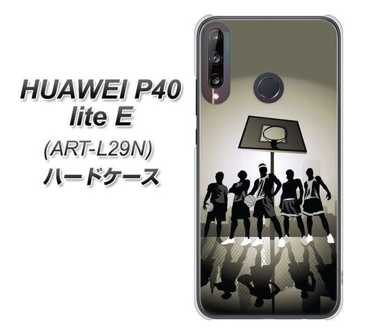 HUAWEI（ファーウェイ） P40 lite E ART-L29N 高画質仕上げ 背面印刷 ハードケース【389 クールバスケ】