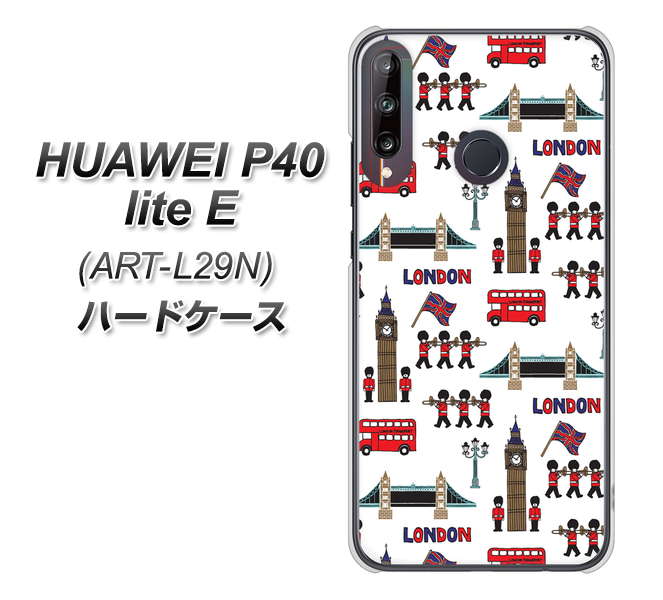 HUAWEI（ファーウェイ） P40 lite E ART-L29N 高画質仕上げ 背面印刷 ハードケース【EK811 ロンドンの街】