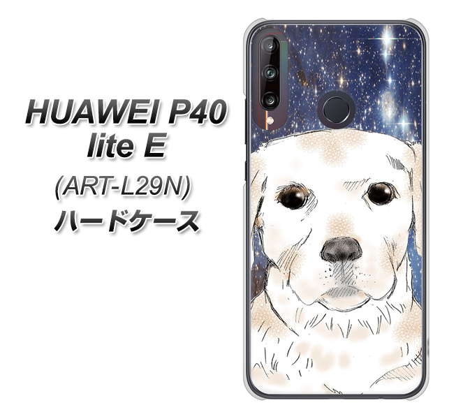 HUAWEI（ファーウェイ） P40 lite E ART-L29N 高画質仕上げ 背面印刷 ハードケース【YD820 ラブラドールレトリバー01】