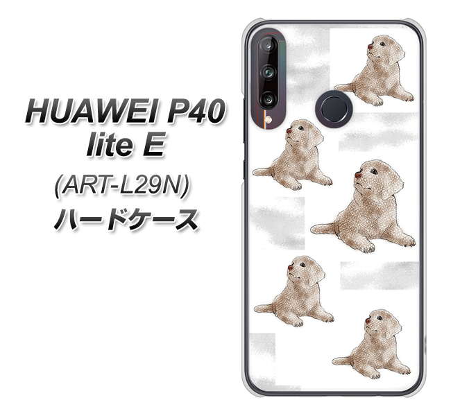 HUAWEI（ファーウェイ） P40 lite E ART-L29N 高画質仕上げ 背面印刷 ハードケース【YD823 ラブラドールレトリバー04】