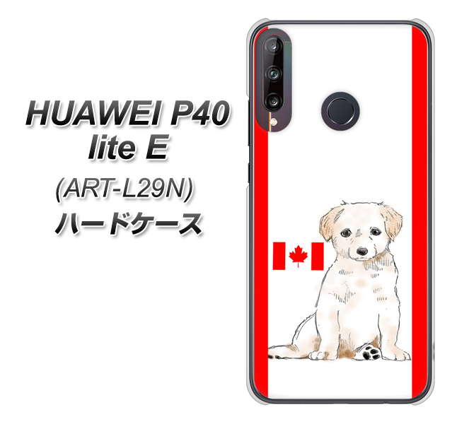 HUAWEI（ファーウェイ） P40 lite E ART-L29N 高画質仕上げ 背面印刷 ハードケース【YD824 ラブラドールレトリバー05】