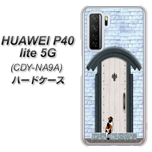 HUAWEI（ファーウェイ） P40 lite 5G CDY-NA9A 高画質仕上げ 背面印刷 ハードケース【YA951 石ドア01】