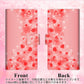 楽天モバイル Rakuten Hand 画質仕上げ プリント手帳型ケース(薄型スリム)【003 ハート色の夢】