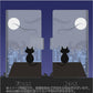 Softbank ディグノBX 901KC 画質仕上げ プリント手帳型ケース(薄型スリム)【012 屋根の上のねこ】
