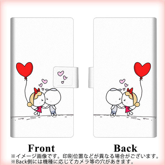 softbank エクスペリア5 901SO 高画質仕上げ プリント手帳型ケース(薄型スリム)【025 小さな恋の物語】