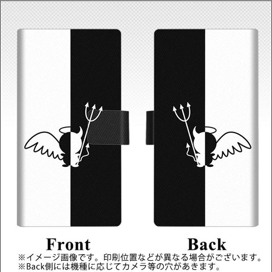 SoftBank アクオスゼロ6 画質仕上げ プリント手帳型ケース(薄型スリム)【027 ハーフデビット】