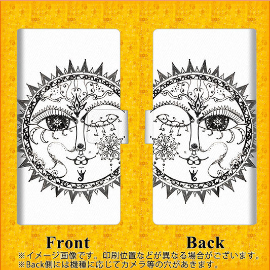 softbank エクスペリア8 902SO 高画質仕上げ プリント手帳型ケース(薄型スリム)【207 太陽神】