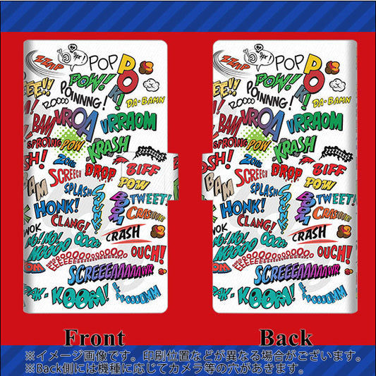 SoftBank HUAWEI nova lite 2 704HW 高画質仕上げ プリント手帳型ケース(薄型スリム)【271 アメリカン キャッチコピー】