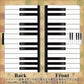 アンドロイドワン S8 画質仕上げ プリント手帳型ケース(薄型スリム)【292 ピアノ】