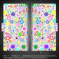 AQUOS wish A104SH Y!mobile 画質仕上げ プリント手帳型ケース(薄型スリム)【308 フラワーミックス】
