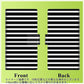 SoftBank アクオスゼロ6 画質仕上げ プリント手帳型ケース(薄型スリム)【330 サイドボーダーブラック】