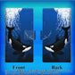 au ギャラクシー S10 SCV41 画質仕上げ プリント手帳型ケース(薄型スリム)【423 シャチ】