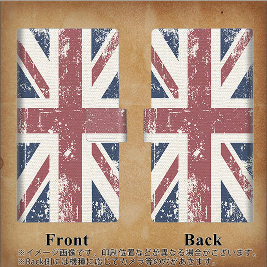 Google Pixel 4a 高画質仕上げ プリント手帳型ケース(薄型スリム)【506 ユニオンジャック ビンテージ】