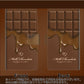 SoftBank シンプルスマホ5 A001SH 画質仕上げ プリント手帳型ケース(薄型スリム)【536 板チョコ-ハート】