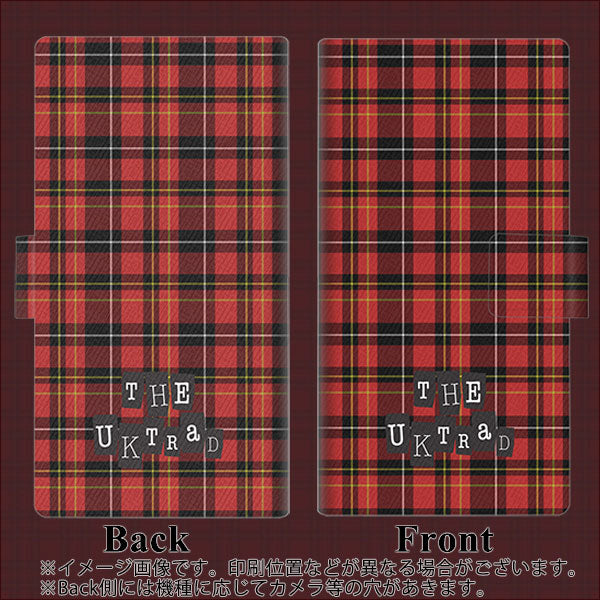 au ギャラクシー S10+ SCV42 画質仕上げ プリント手帳型ケース(薄型スリム)【547 THEチェック】