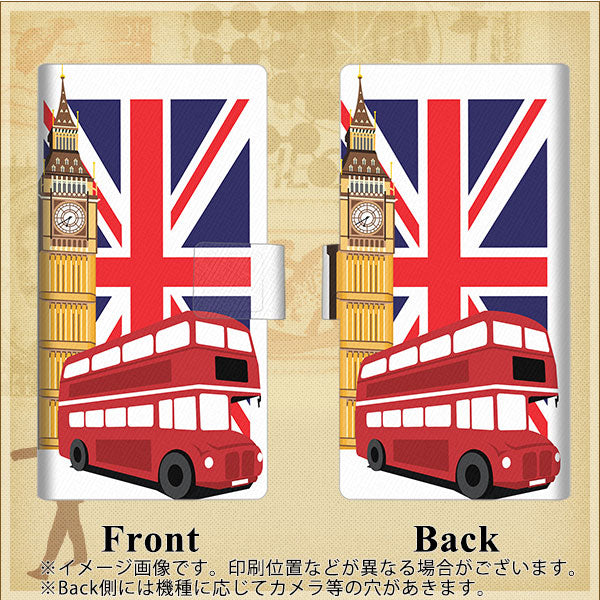 docomo アローズ ビー F-04K 画質仕上げ プリント手帳型ケース(薄型スリム)【573 イギリス】