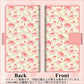 au アクオス センス3 ベーシック SHV48 画質仕上げ プリント手帳型ケース(薄型スリム)【593 北欧の小花Ｓ】