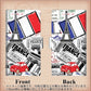 アクオス センス3 ベーシック 907SH 画質仕上げ プリント手帳型ケース(薄型スリム)【599 フランスの街角】