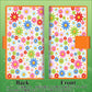 SoftBank シンプルスマホ4 707SH 画質仕上げ プリント手帳型ケース(薄型スリム)【606 マーガレット】