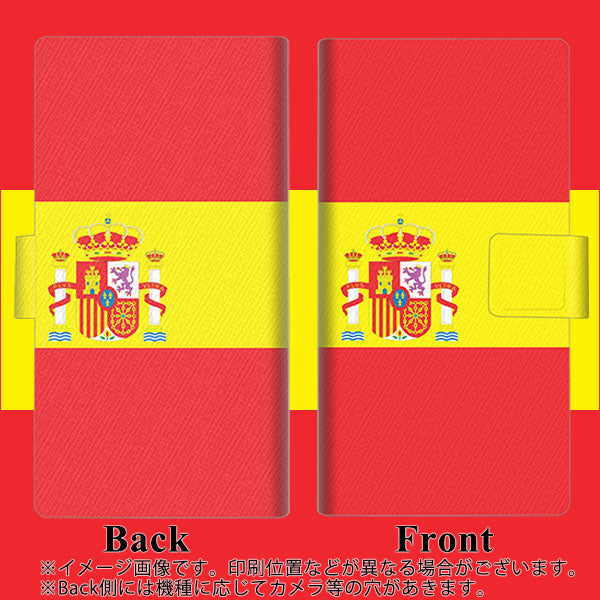 docomo アローズ ビー F-04K 画質仕上げ プリント手帳型ケース(薄型スリム)【663 スペイン】