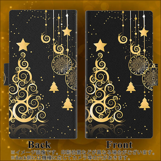 Google Pixel 5a (5G) 高画質仕上げ プリント手帳型ケース(薄型スリム)【721 その他のカラークリスマスツリー】