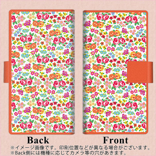 SoftBank アクオス Xx3 mini 603SH 高画質仕上げ プリント手帳型ケース(薄型スリム)【777 マイクロリバティプリントWH】