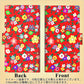 楽天モバイル Rakuten Hand 画質仕上げ プリント手帳型ケース(薄型スリム)【780 リバティプリントRD】